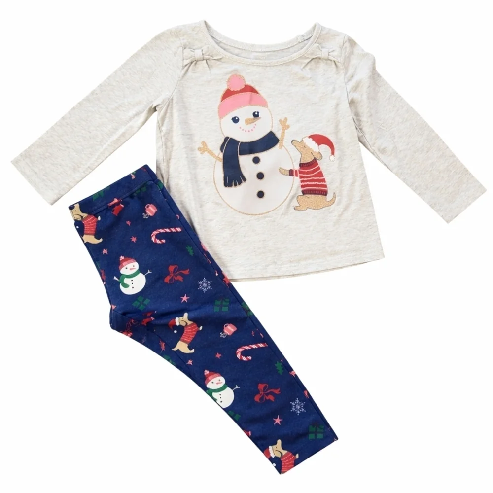 The Children’s Place Toddler Snowman Winter Outfit Set 18–24 Months